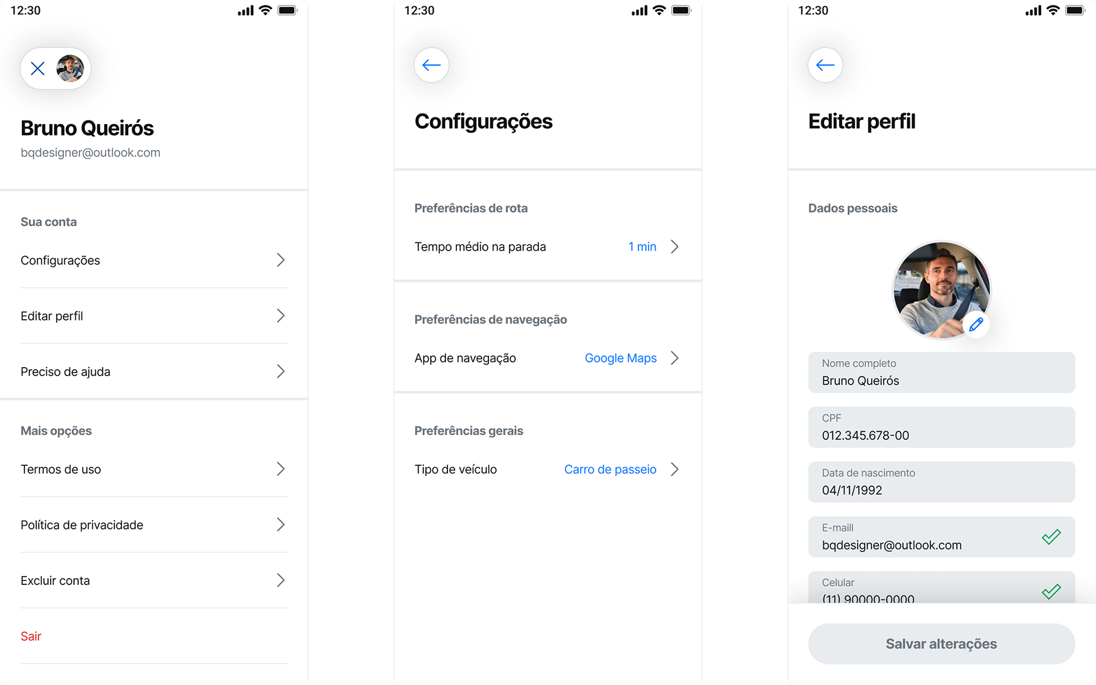 Biblioteca de componentes mobile do WiseApp